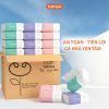 Giấy ăn rút TopGia 3 màu cao cấp, mềm mịn, tiện lợi, sang trọng, thùng 10/16/30/46 gói